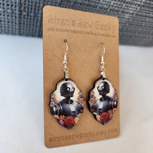K-2SO Star Wars Rogue One Andor Droid Earrings - Picture 2 of 2